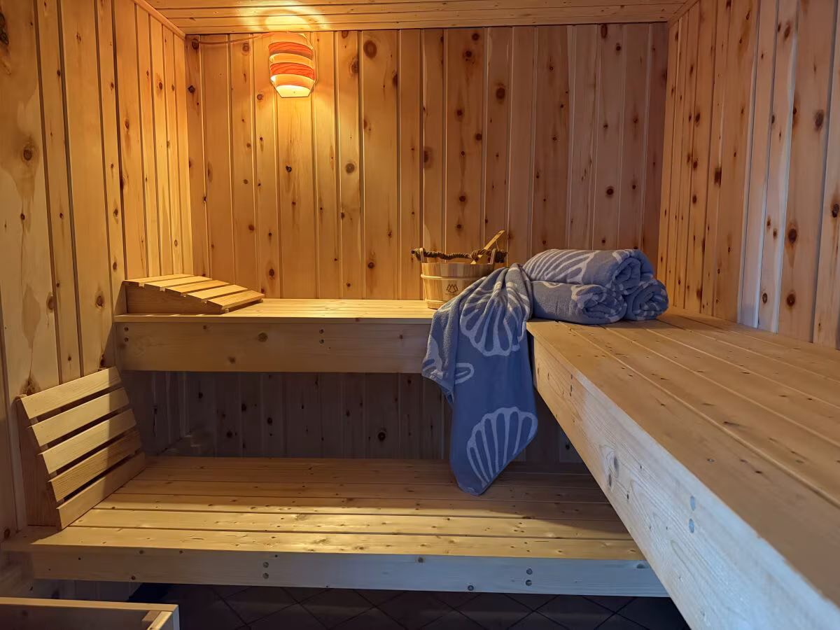 Sauna aus Zirbelkiefer